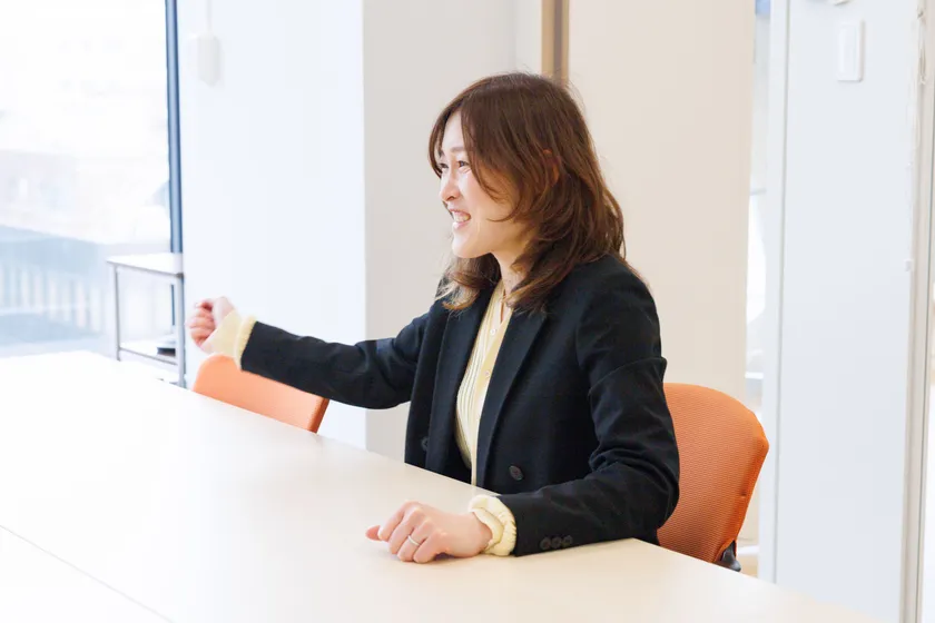 山本 和恵様 (取締役 ソリューションビジネス本部 本部長 ソリューション推進室 室長 DX推進部 部長)