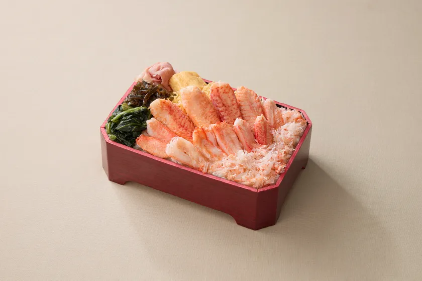 【鱗幸食品】 「毛蟹贅沢弁当」