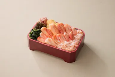 【鱗幸食品】 「毛蟹贅沢弁当」