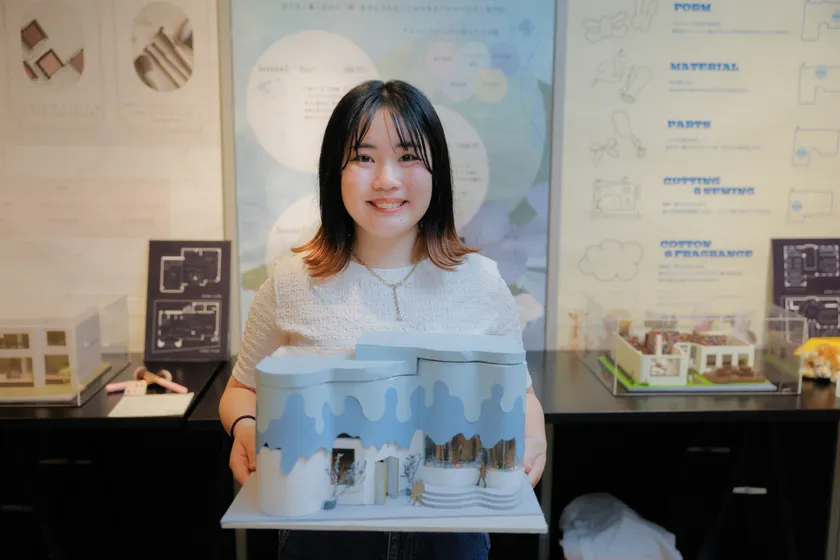 2025年に実施した塩見研究室の展示のようす