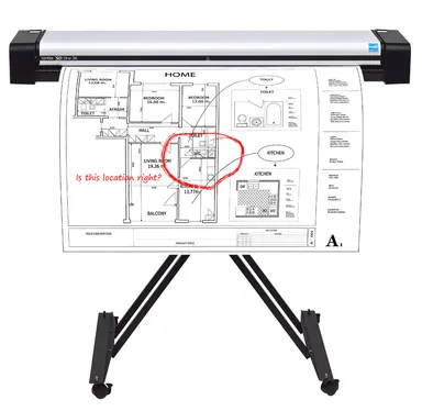 SD One 36 Front With Stand and Document