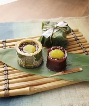 甘春堂の竹の彩