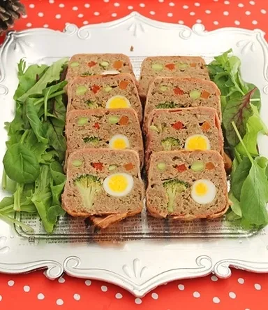 卵入りミートローフ