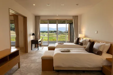 スイートルーム・ベッドルームからの景色