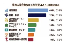 費用に見合わなかった学習コスト