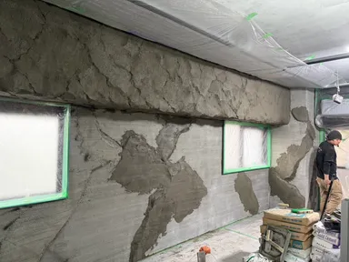 モルタル造形施工
