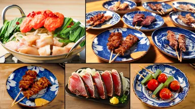 もつ鍋・刺身を含む全120品の食べ飲み放題