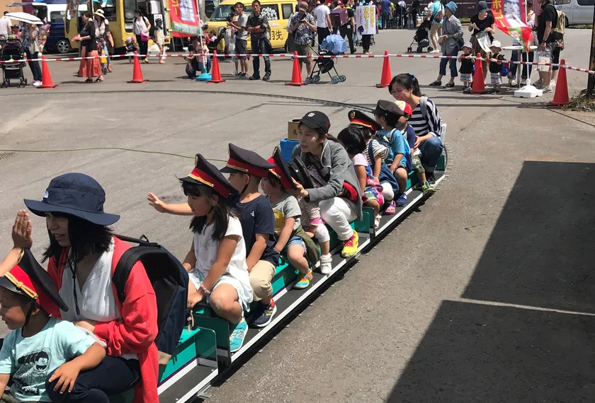 新幹線ミニトレインの様子