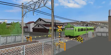 沿線の街並みやトンネルなども作成できる