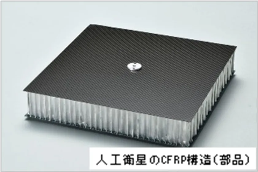人工衛星のCFRP構造(部品)