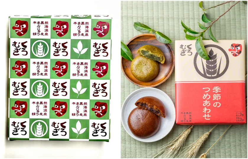 静岡お茶まんじゅう6個箱/季節のつめあわせ