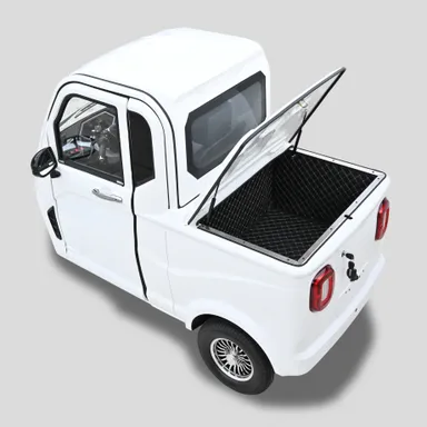 ビベルトラックモデル　一人乗りで大容量のリアキャリアを確保