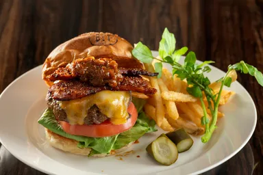 コルビージャックチーズバーガー