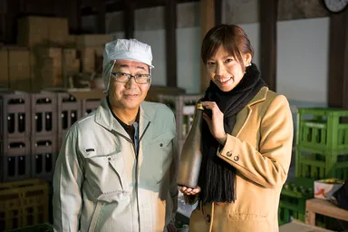 老舗の蔵元、奥田酒造店専務と