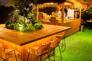 難波・心斎橋エリアが一望できるリゾートビアガーデン