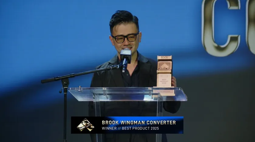 Brook Wingmanコンバーター、EVO 2025「年間最優秀プロダクト賞」を受賞