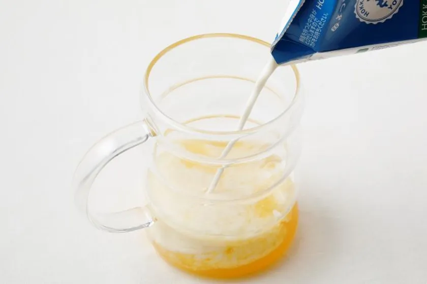 レモンラテ作り方