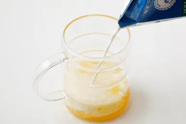 レモンラテ作り方