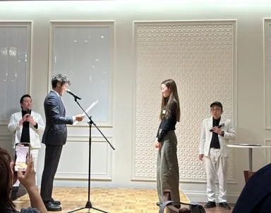 従業員懇親会時に実施したテナント表彰