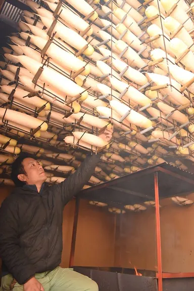 いぶりこうこ製造風景