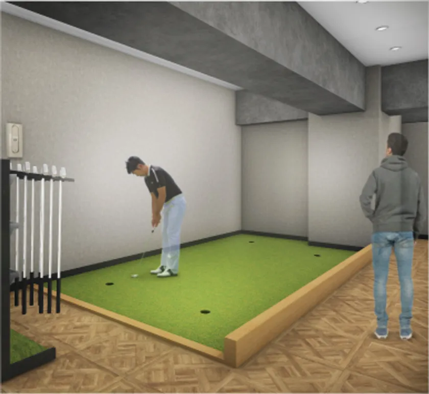 パター練習グリーン(イメージ)