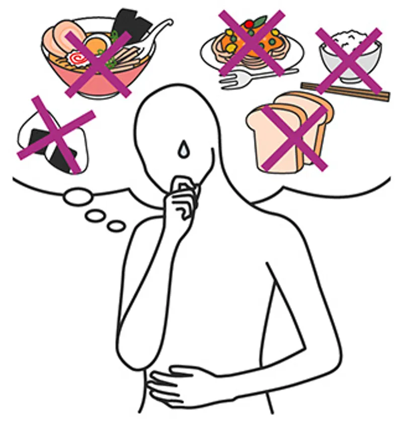 食事の量を減らすだけはNG