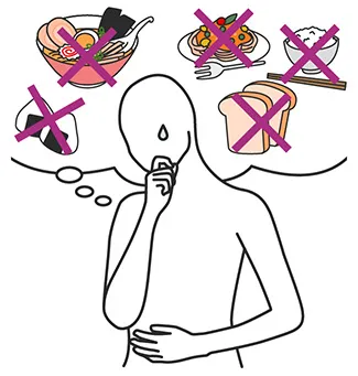 食事の量を減らすだけはNG