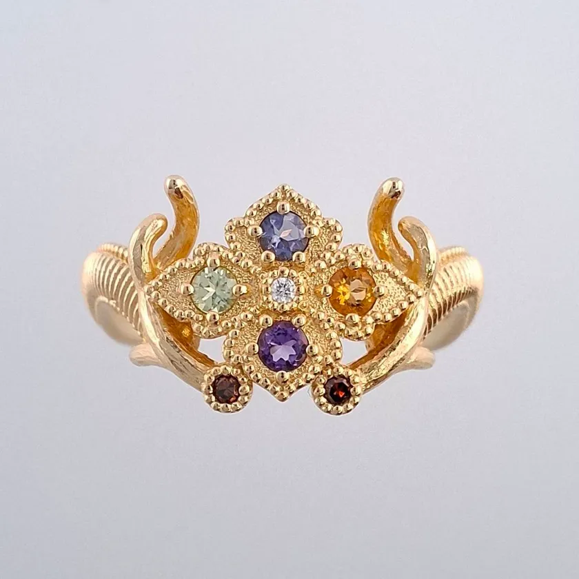 ジュエリー石留め体験2