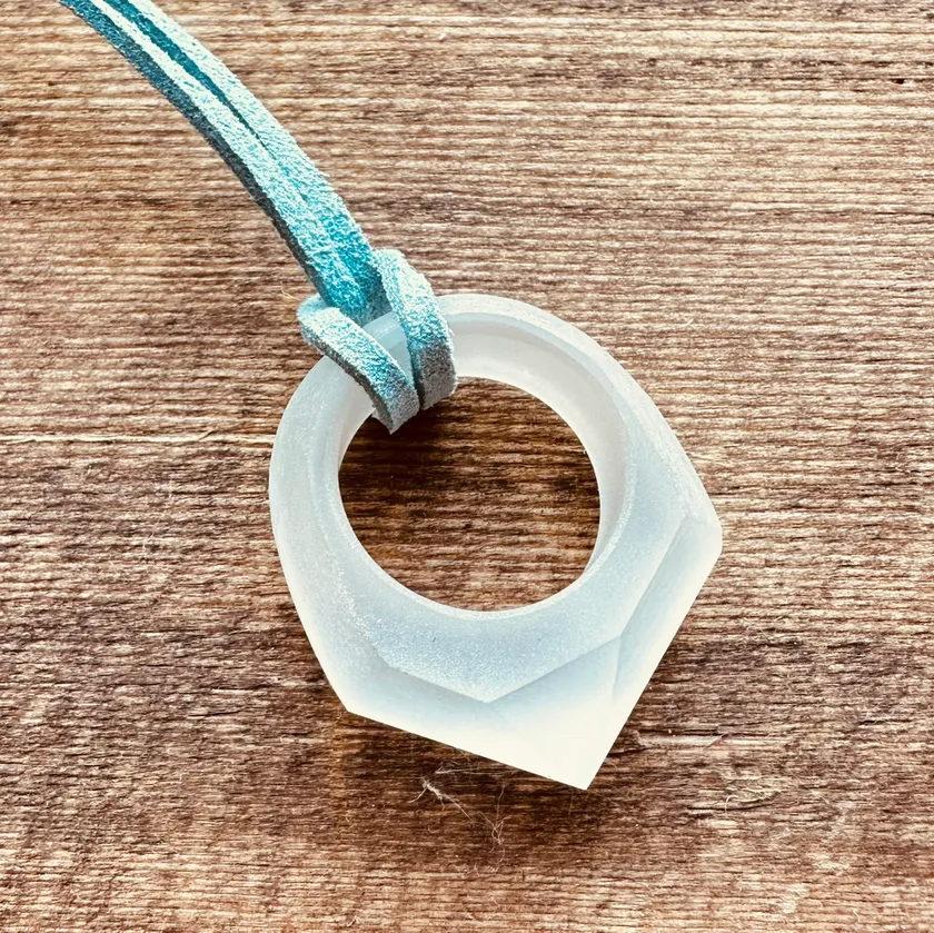 宝石研磨体験 水晶リング2