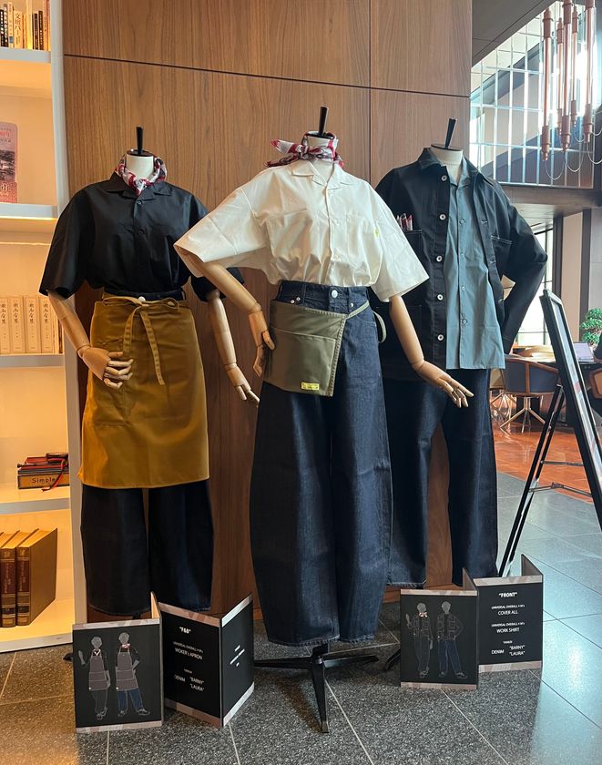 デニムブランドYANUKのデニムが
ハイアット セントリック 銀座 東京に制服として採用