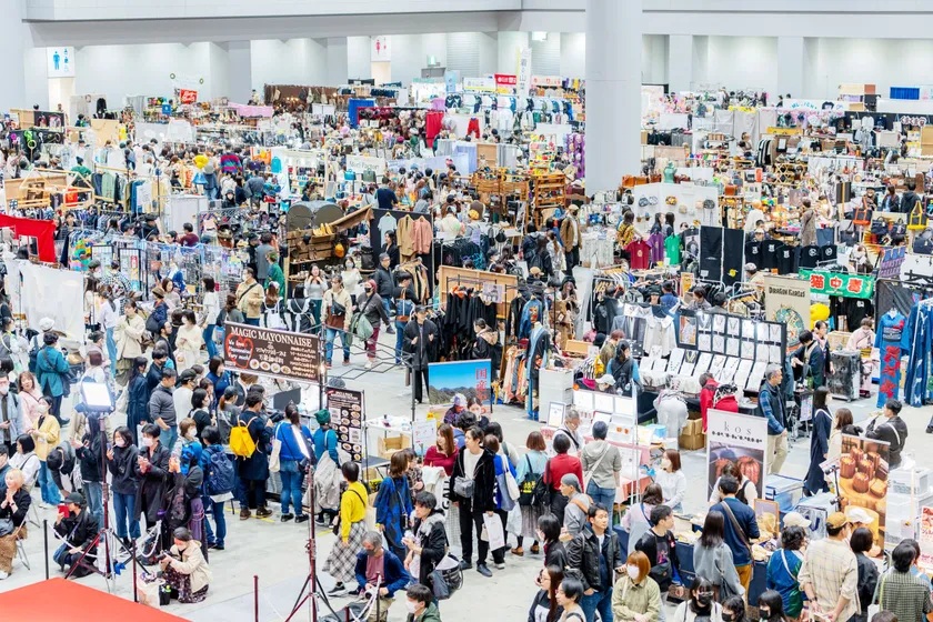 明るいブースエリア