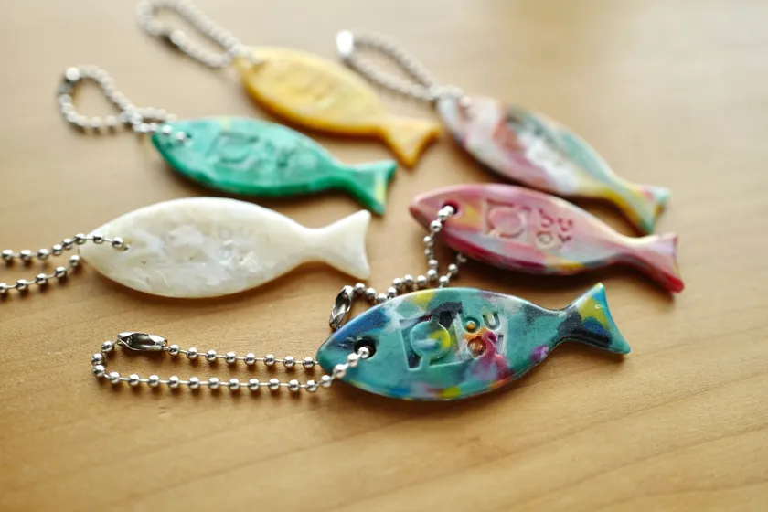 アップサイクルキーホルダー