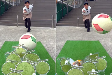 初開催『メロンボーリング』