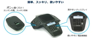 簡単、スッキリ、使いやすい