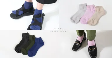 和紙アンクルソックス