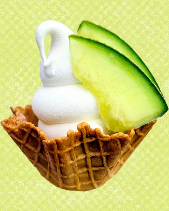 メロンとミルク