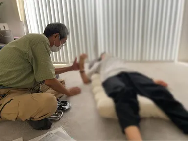 愛知の行政が対応してくれないため理事の先生にきていただいて障害者手帳認定の再提出のための診察