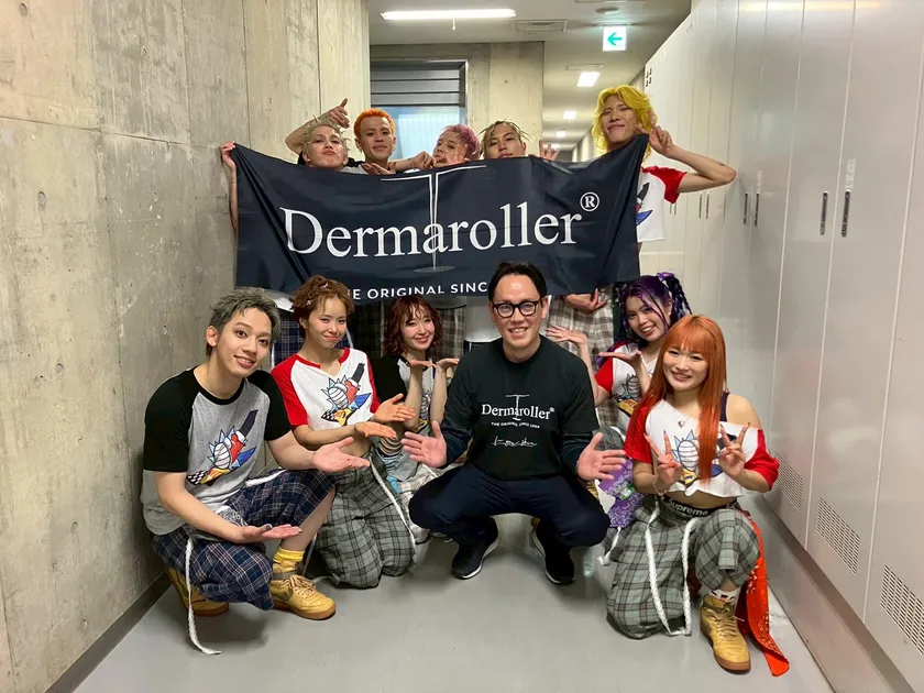 RHT.のメンバーとダーマローラージャパン代表取締役 岩田 真人
