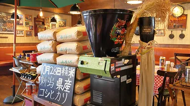店内精米ごはん