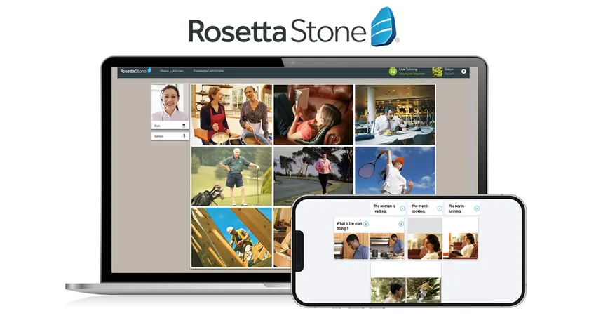 ネイティブ講師によるオンライン会話レッスンが受け放題の「ライブコーチ」と、基礎レッスンの画面。