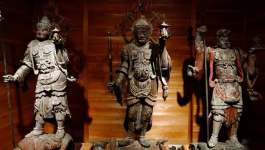 三日月ノ城(人吉城・国指定)の玄武・北の結界を護る、人吉球磨最古の寺院・高寺院(山江村)。安置される毘沙門天像は国指定重要文化財。