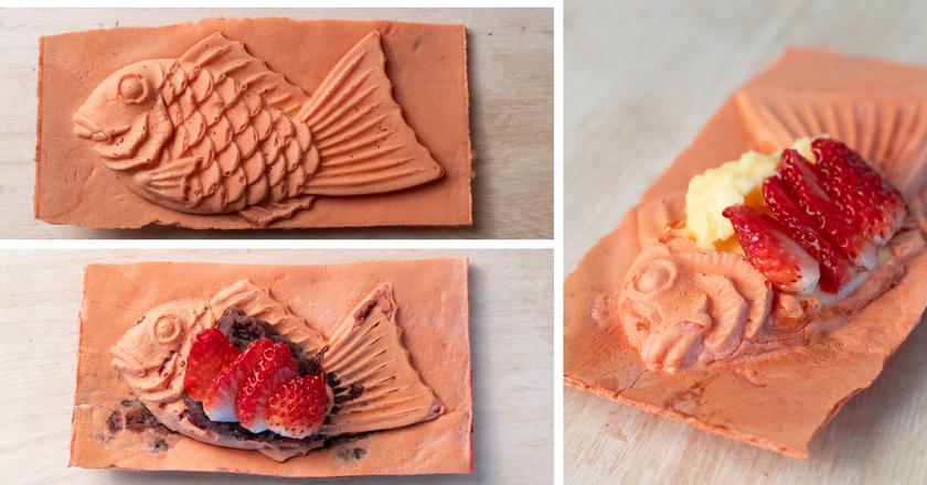 神田達磨FC「たいやき神田達磨 新宿三丁目店」より、
苺×餡の真っ赤な新作たい焼きが2026年5月2日(土)販売開始