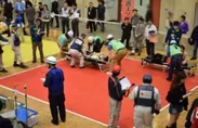 新宿駅周辺防災対策協議会の医療救護訓練の様子