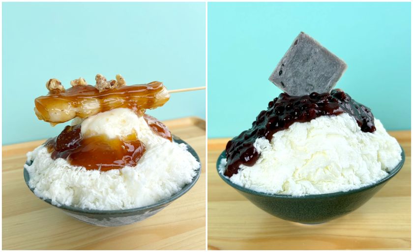 【又一庵】創業から続くあんこの魅力をかき氷で　
ほんのり塩味の「みたらし氷」と、人気商品「きんつば」を
冠した「きんつば氷」を2026年5月2日(土)から期間限定販売