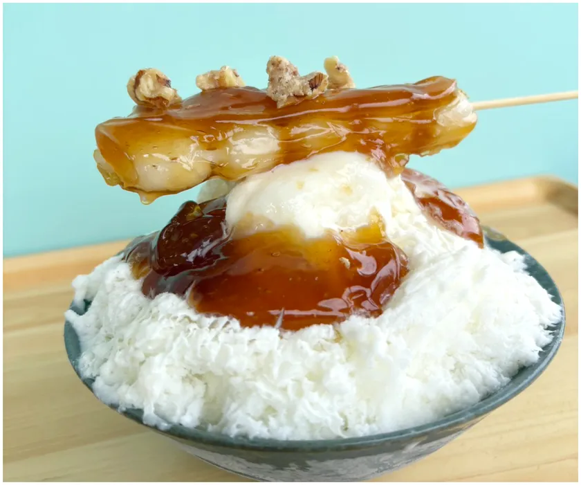 掛川栄醤油のみたらし氷