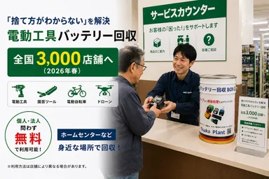 回収缶3,000店舗突破