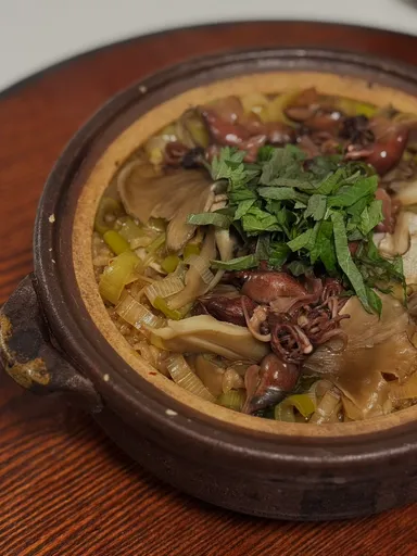 ホタルイカと舞茸 大葉の炊き込みご飯