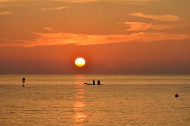 夕日