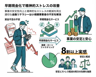 早期現金化で精神的ストレスの改善