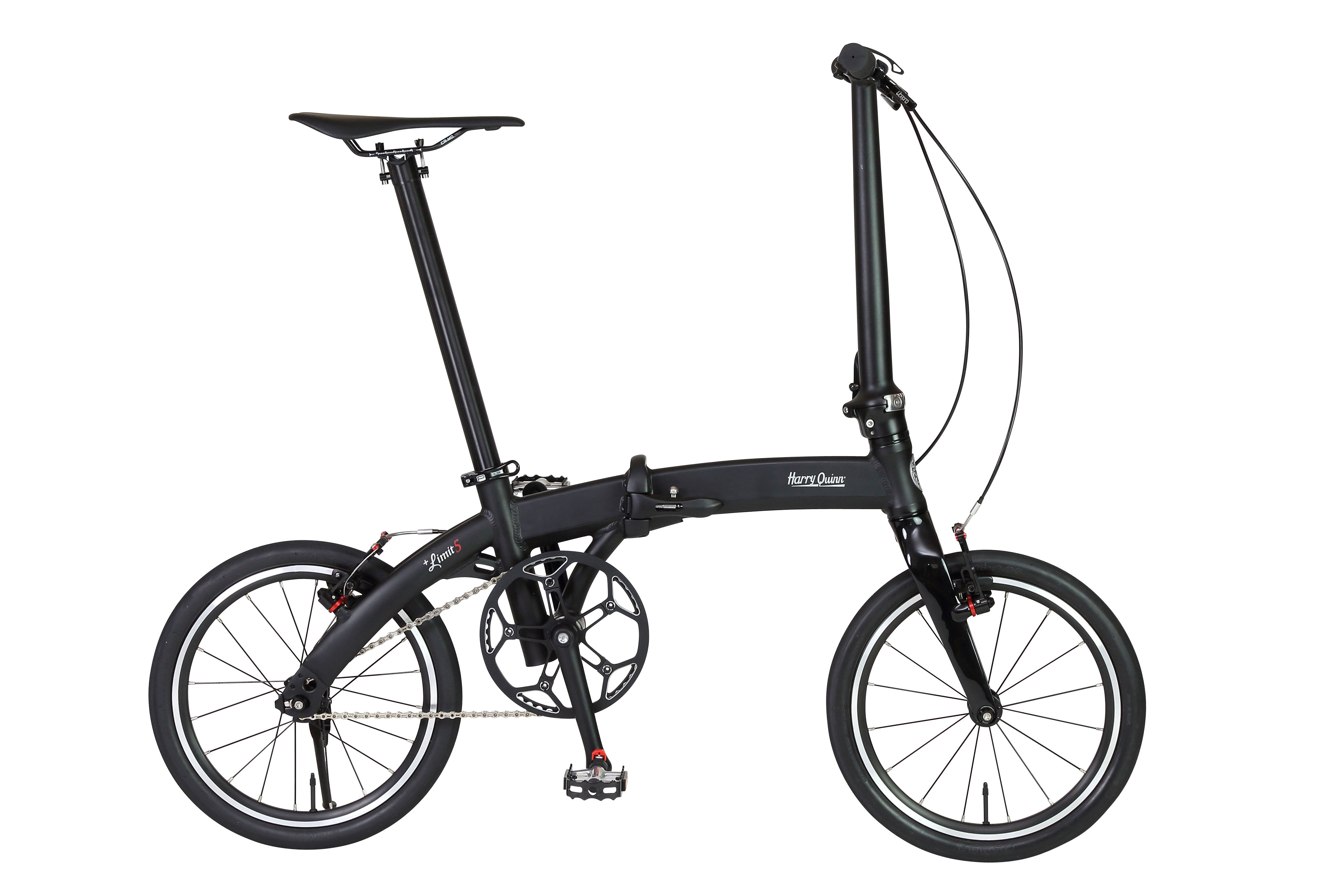 素材と構造で軽さをつくる”折りたたみ自転車 HARRY QUINN「+Limit5
